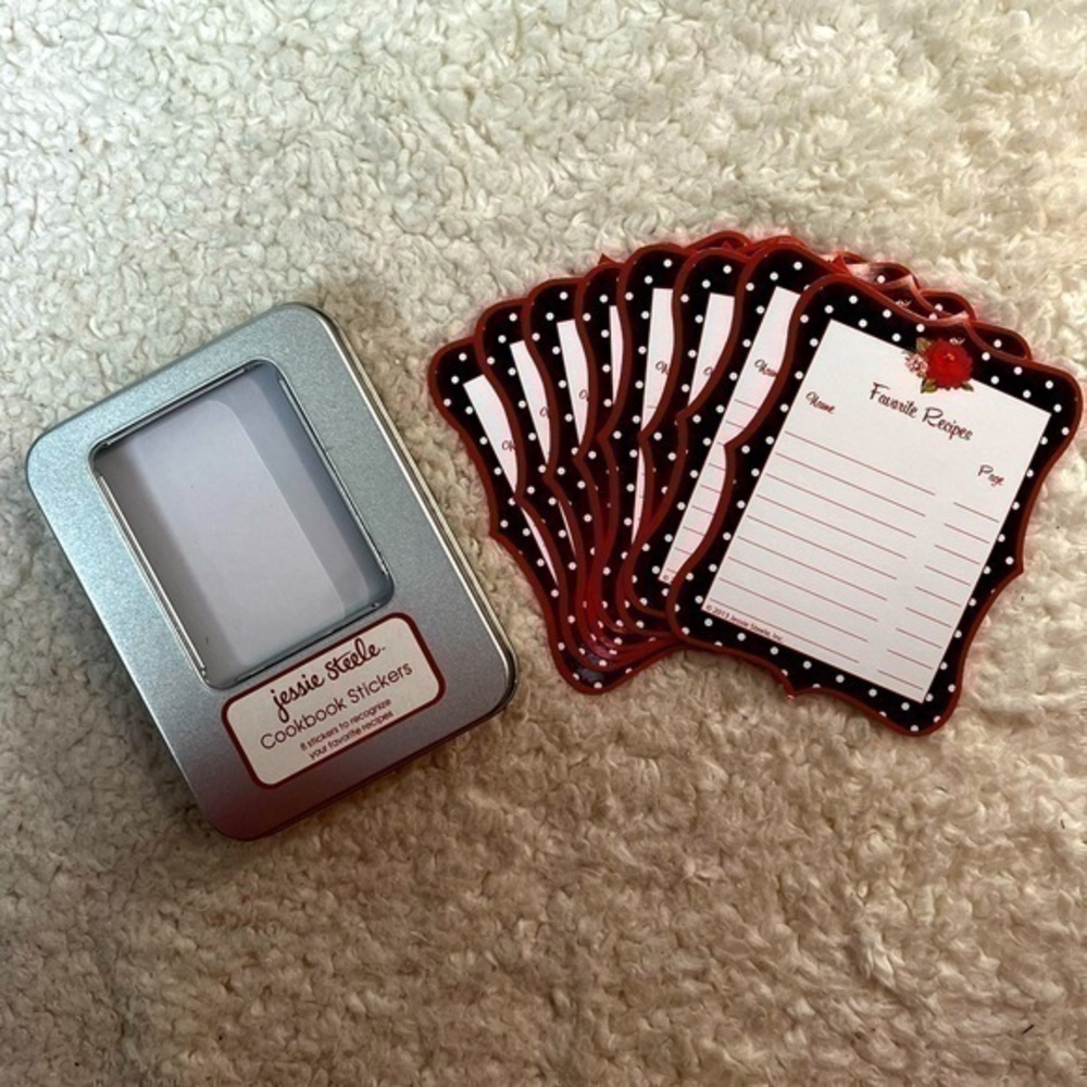 C.R. Gibson Jessie Steele Cookbook Stickers
